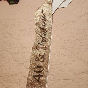 40 and Fabulous Sash with Tiara